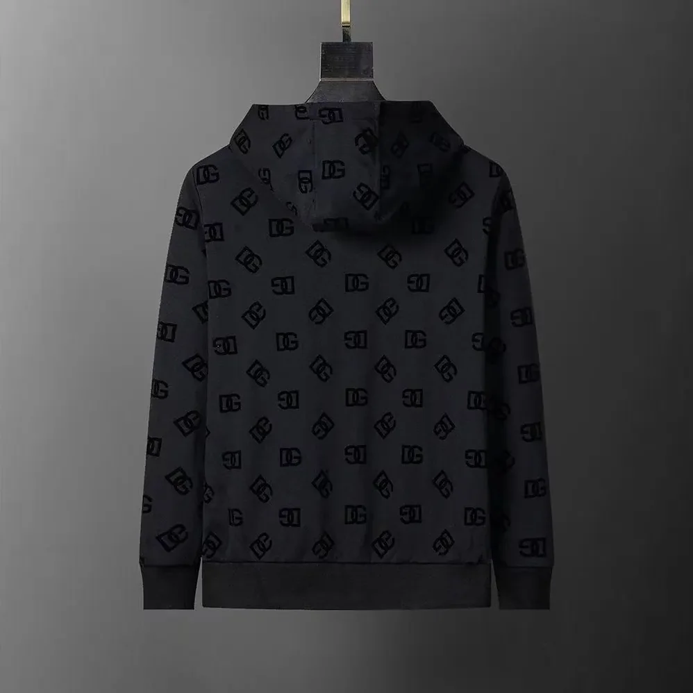 Dolce Gabbana D&G Jersey Sweatshirt with Flocked DG Logo Print for Men