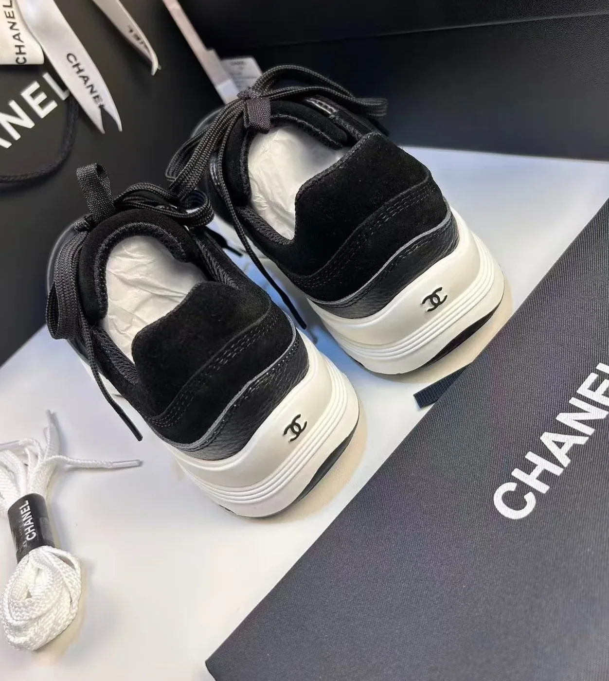 Chanel Trainers In Black
