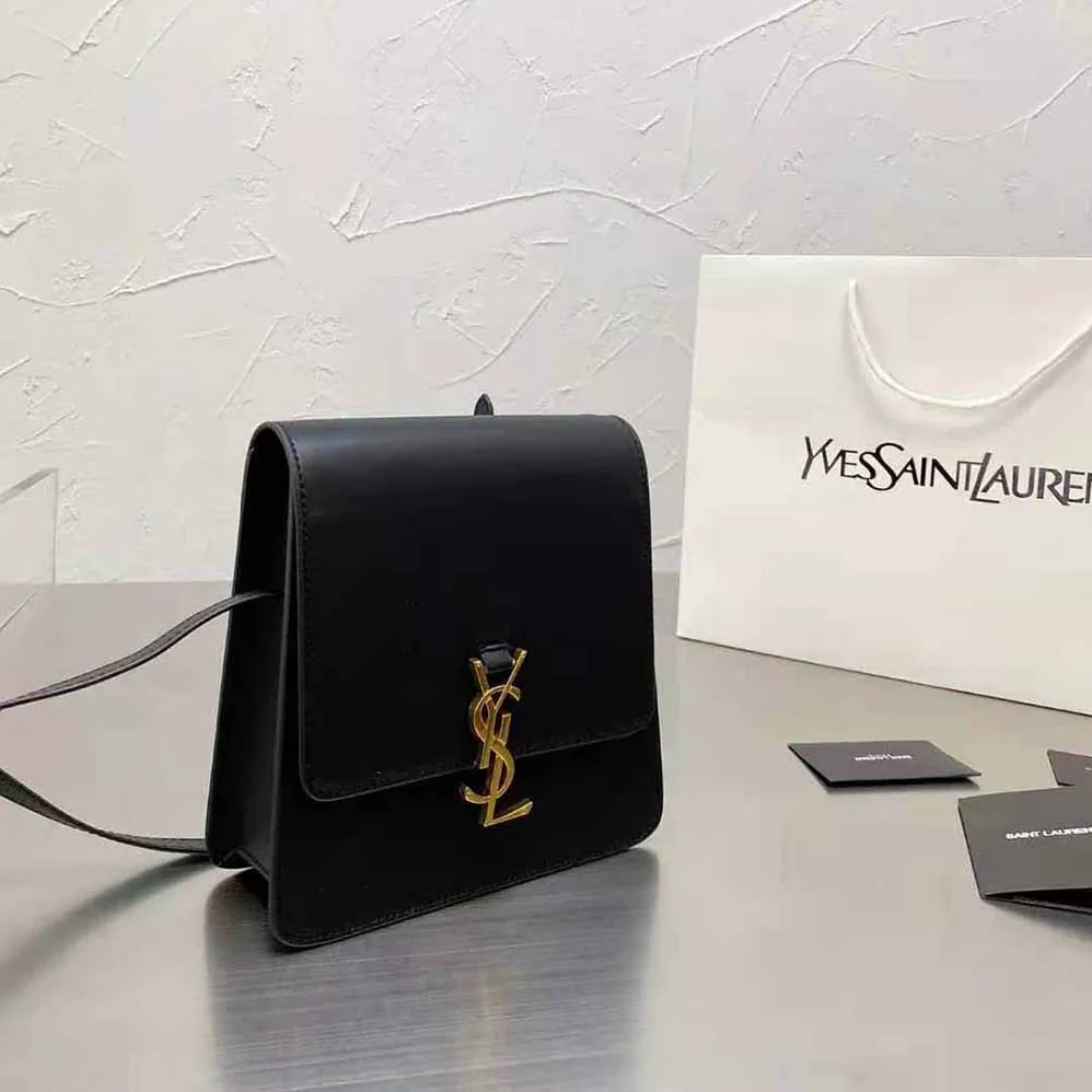 Saint Laurent YSL Kaia North/South Satchel in Vegetable for Women in Tanned Leather
