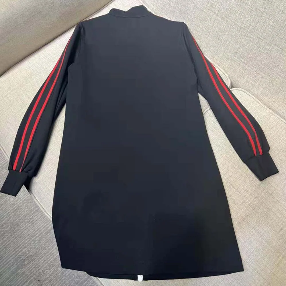 Celine Athletic Dress in Double Face Jersey for Women in Black
