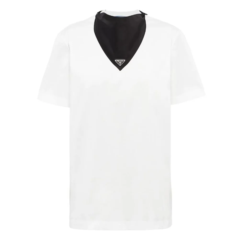 Prada Oversized Jersey T for Women in shirt with Bandana Prada Oversized Jersey T for Women in shirt with Bandana