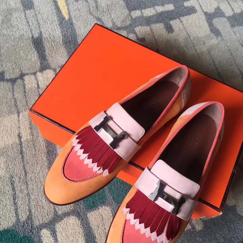 Hermes Shoes Royal Loafer for Women in Pink Hermes Shoes Royal Loafer for Women in Pink