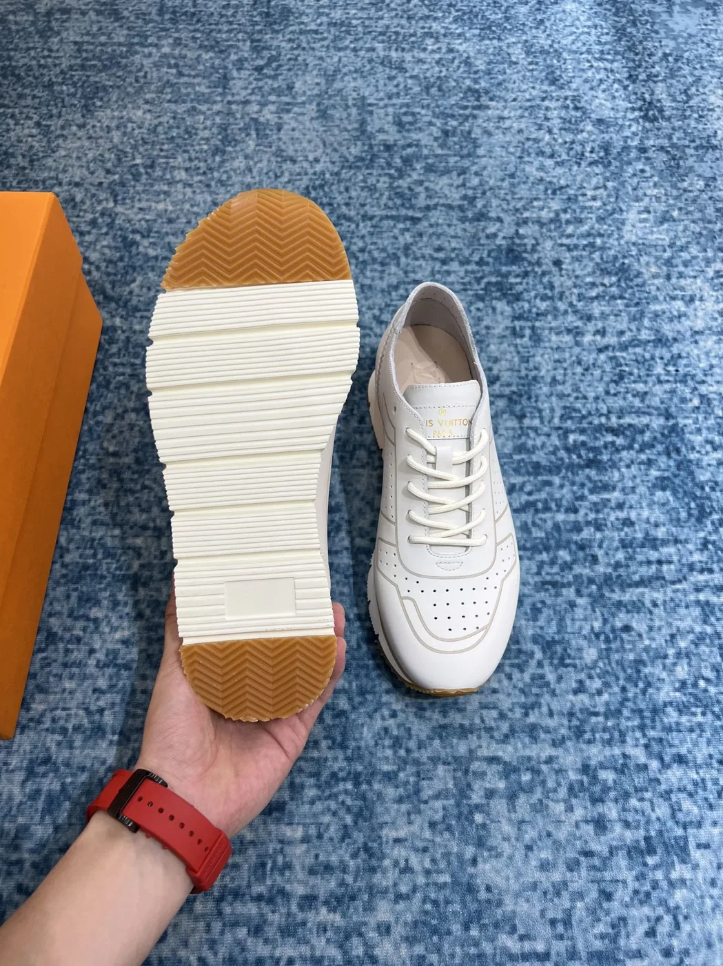 Louis Vuitton Formal Dimension High Derby Rubber White