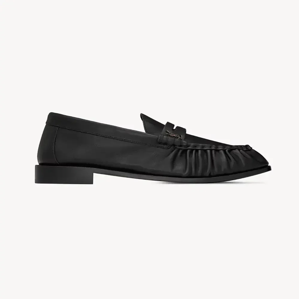 Saint Laurent YSL Le Loafer Supple in Matte Leather for Unisex in Black Saint Laurent YSL Le Loafer Supple in Matte Leather for Unisex in Black