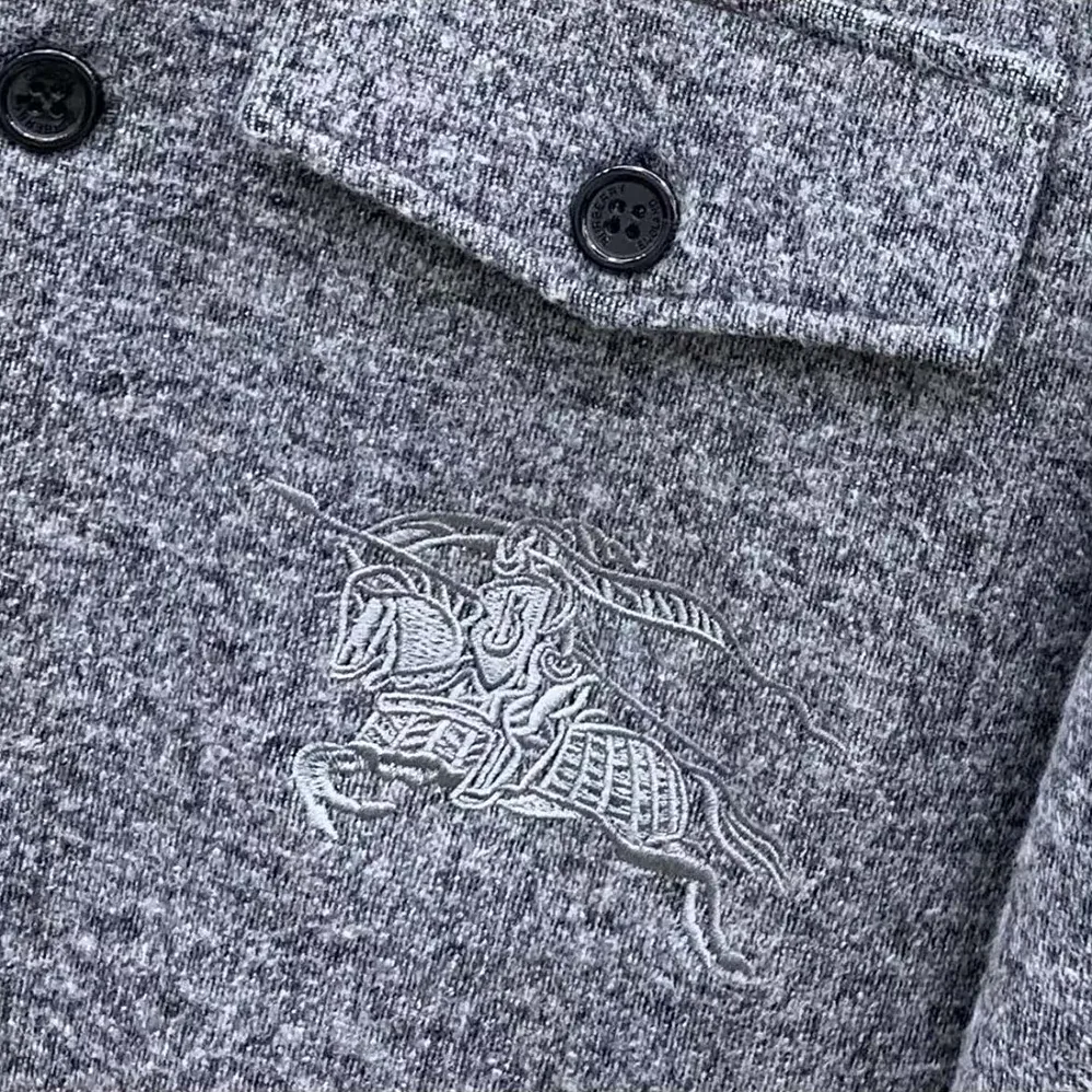Burberry Overshirt Wool Blend with Coating for Men