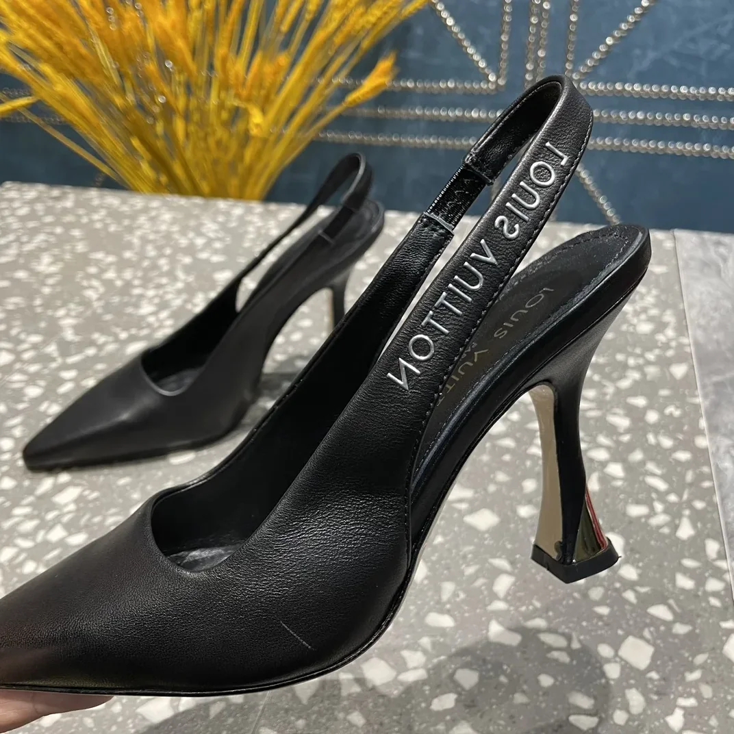 Louis Vuitton Sparkle Slingback Pump Beige 1AB1GQ