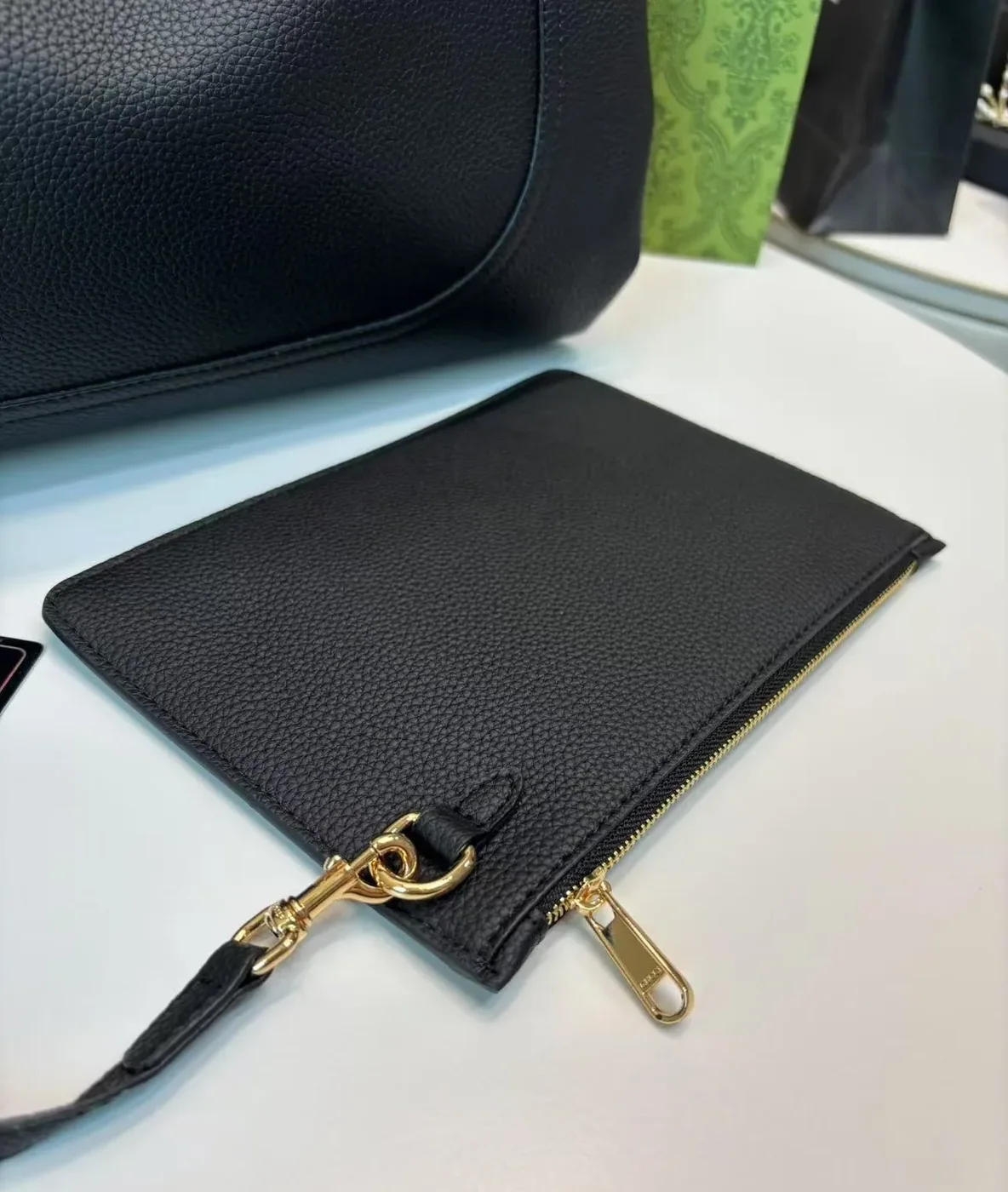 Gucci Softbit Maxi Shoulder Bag Black /