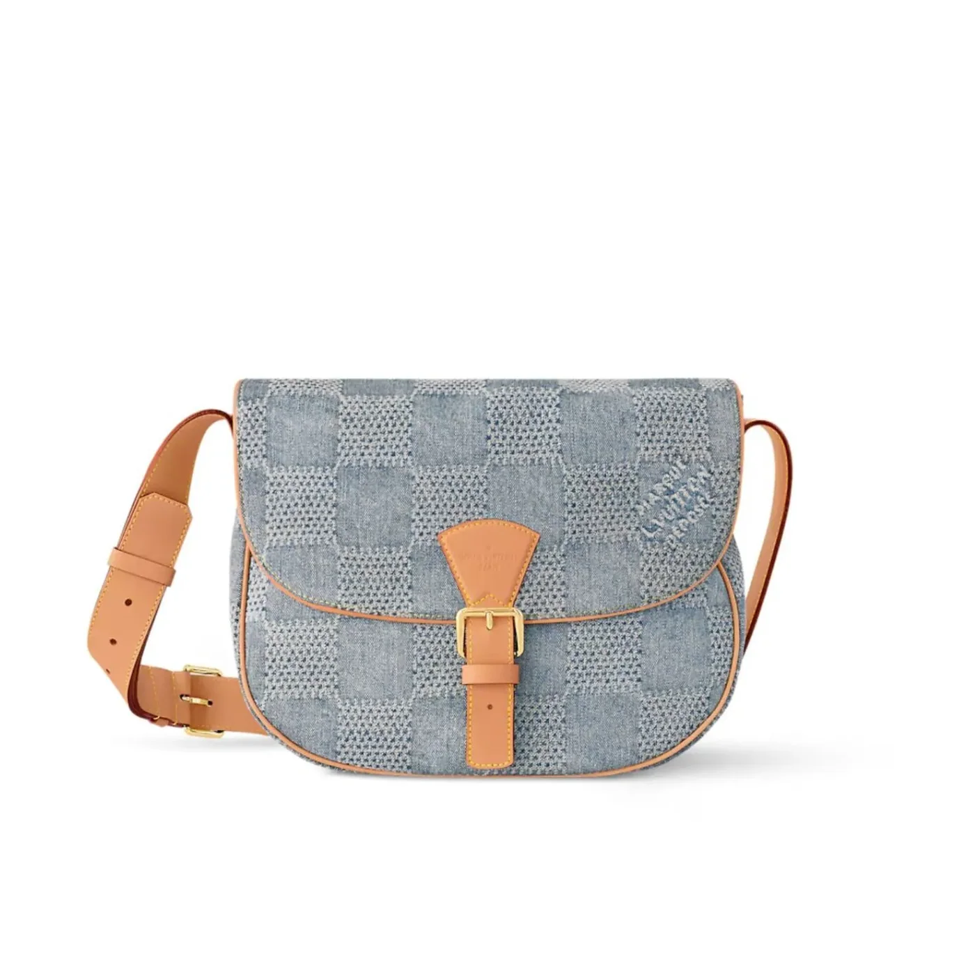 Louis Vuitton Montsouris Messenger MM Denim /