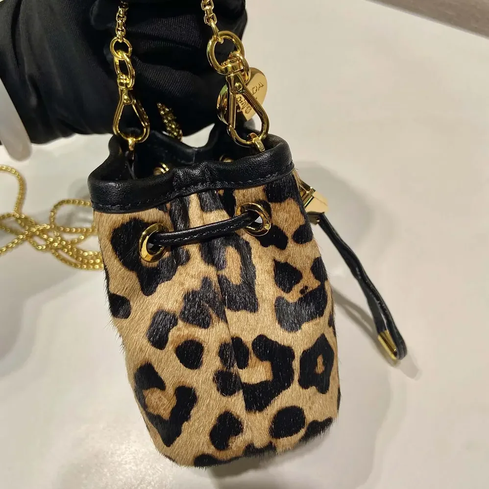 Prada Printed Leather Mini Pouch for Women