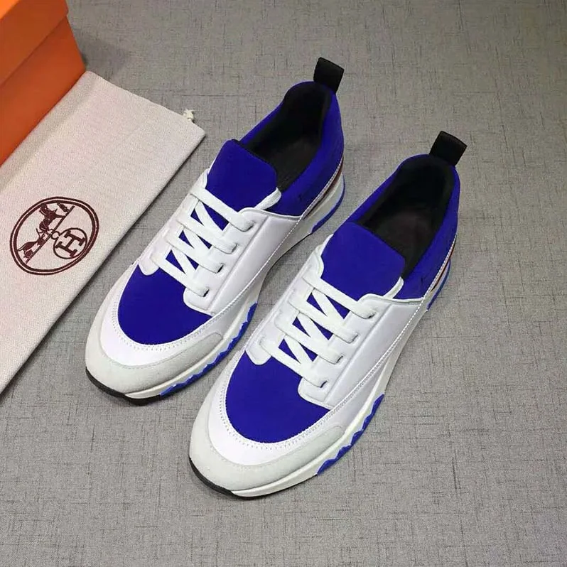 Hermes Shoes Stadium Sneaker for Men in White