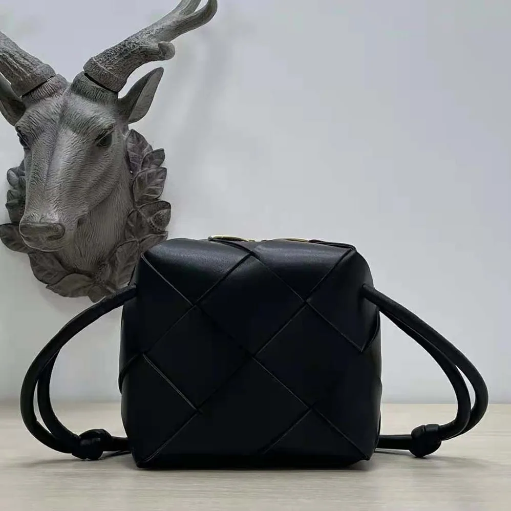 Bottega Veneta Mini Cassette Camera Bag for Women in Black Bottega Veneta Mini Cassette Camera Bag for Women in Black
