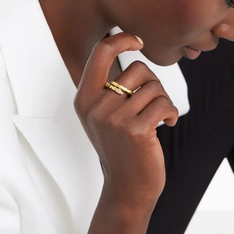 Bvlgari Serpenti Viper Ring Yellow Gold Bvlgari Serpenti Viper Ring Yellow Gold