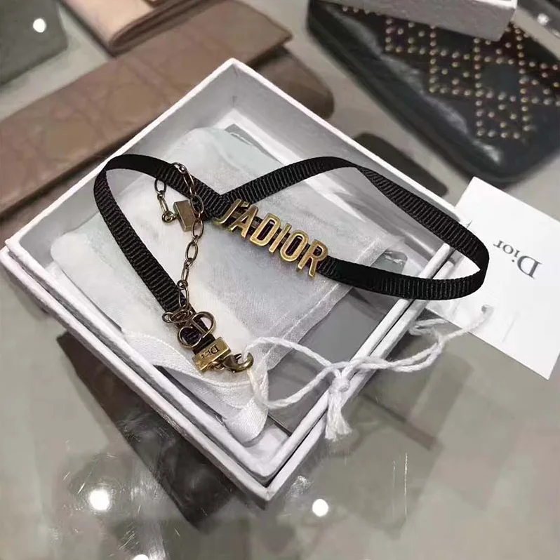 Dior J adior Choker in Gold for Women in Tone Finish Aged Metal