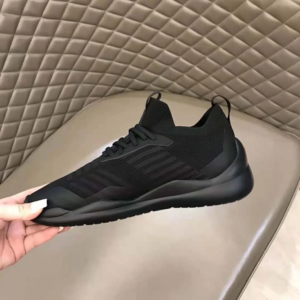 Prada Toblach Technical Fabric Sneakers for Unisex in Black Prada Toblach Technical Fabric Sneakers for Unisex in Black