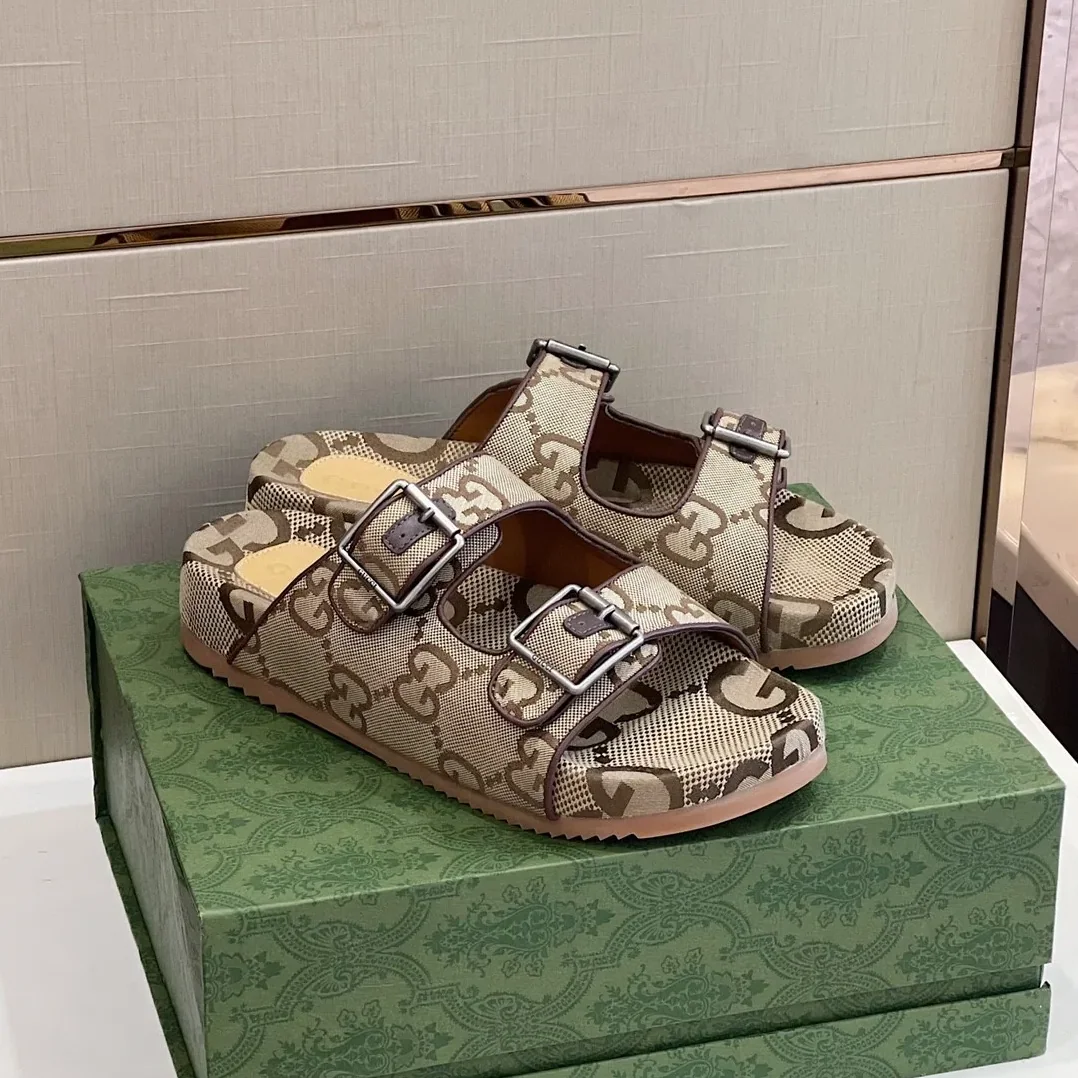 Gucci Maxi GG Slide Sandal With Straps Beige And Ebony 2HK60 Gucci Maxi GG Slide Sandal With Straps Beige And Ebony 2HK60