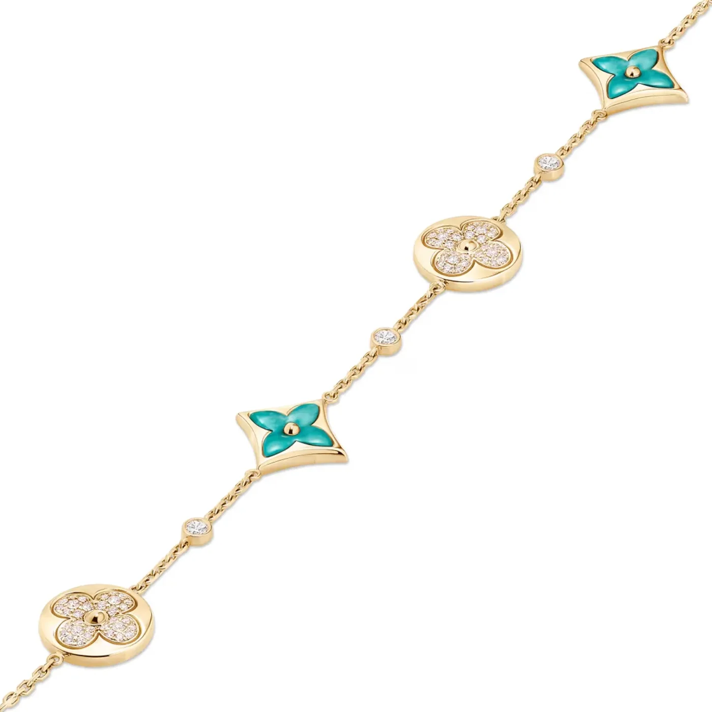 Louis Vuitton Color Blossom BB Multi-Pattern Bracelet Gold in Toned Louis Vuitton Color Blossom BB Multi-Pattern Bracelet Gold in Toned