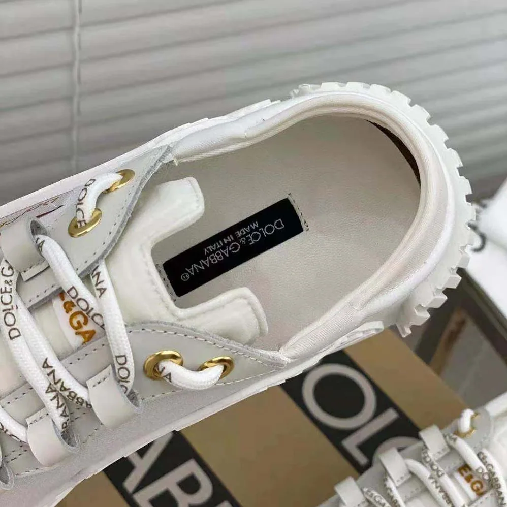 Dolce Gabbana D&G Canvas NS1 Slip-on Sneakers for Women in White