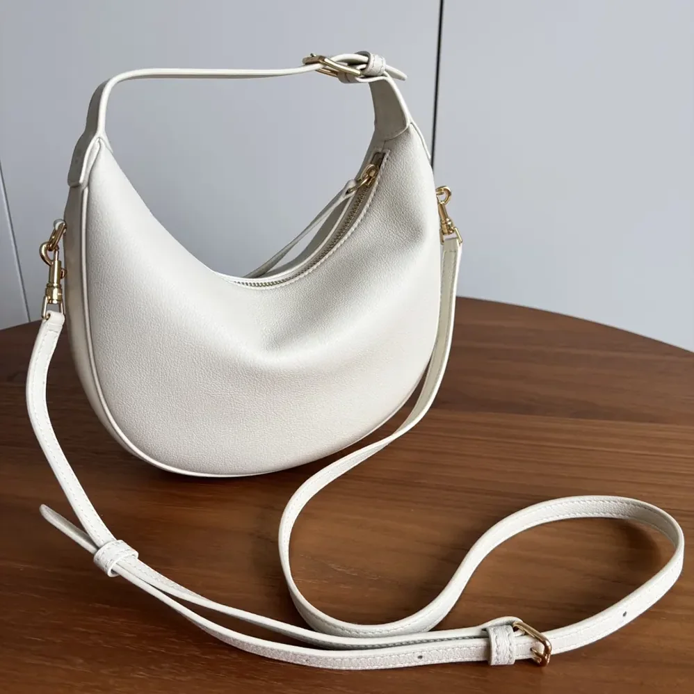 Celine Teen Celine Llulu in Grained Calfskin for Women in White Celine Teen Celine Llulu in Grained Calfskin for Women in White