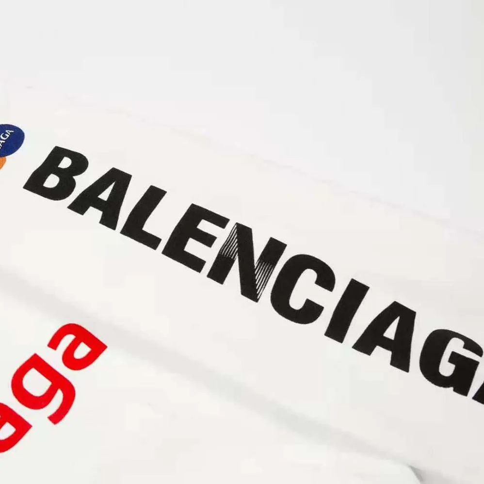 Balenciaga Top League Hoodie Oversized in White for Women