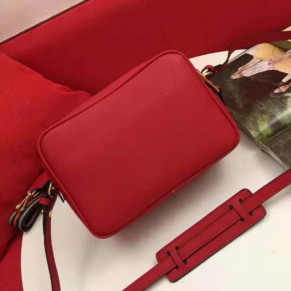 Prada Calf Leather Shoulder Bag for Women in Red