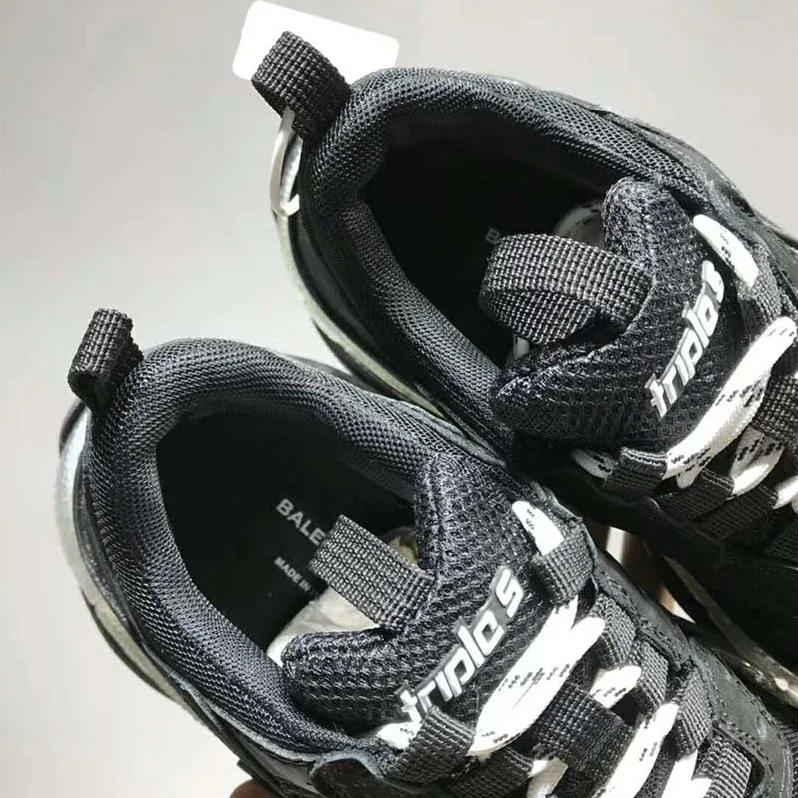 Balenciaga Shoes Triple S Clear Sole Trainers for Unisex in Black