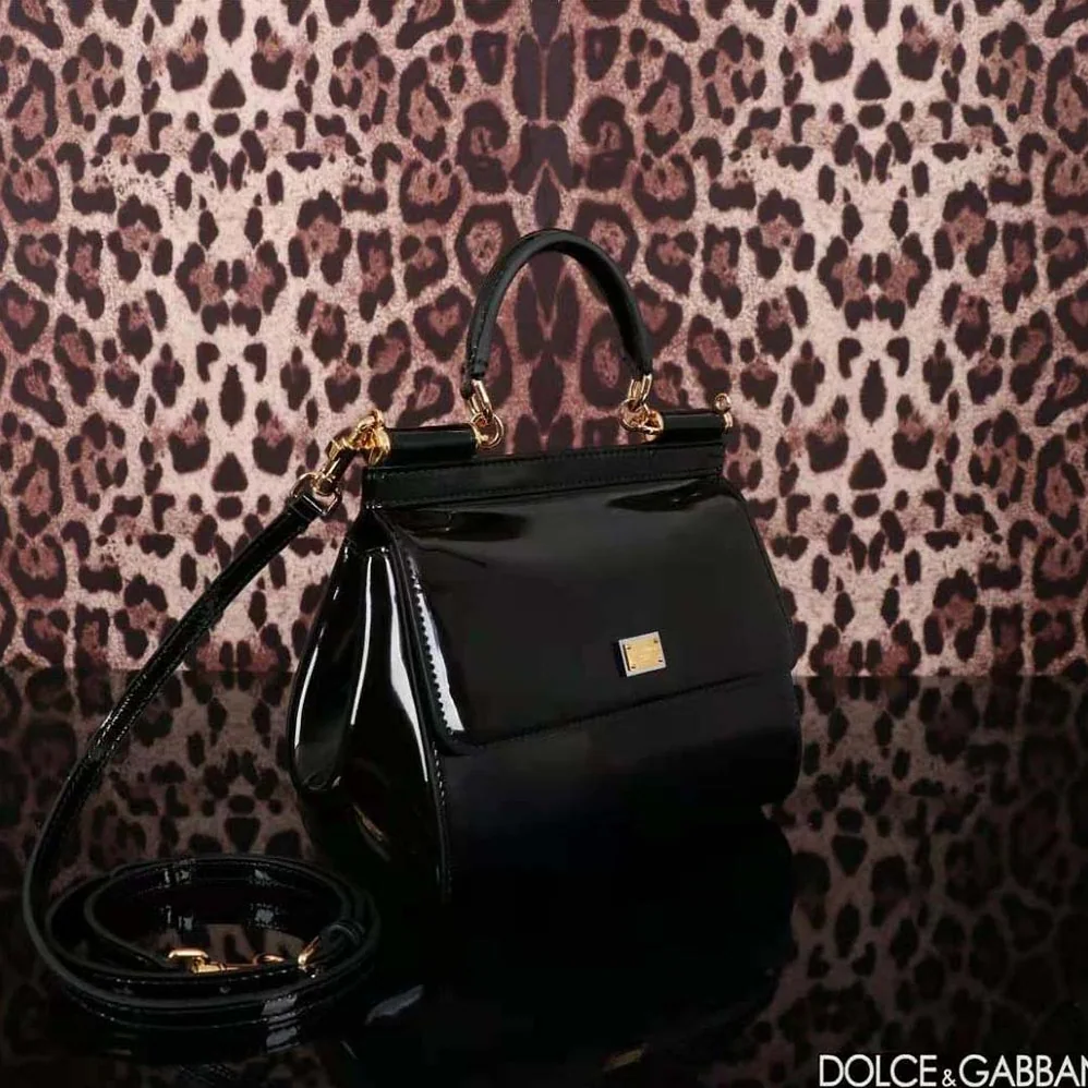 Dolce Gabbana D&G Medium Sicily Handbag for Women in Black