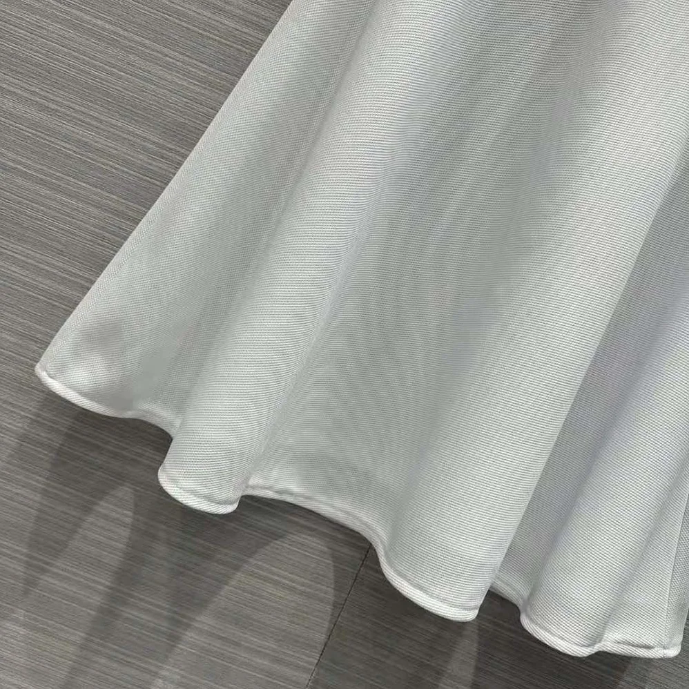 Miu Miu Piqué Skirt with Jacquard Logo for Women