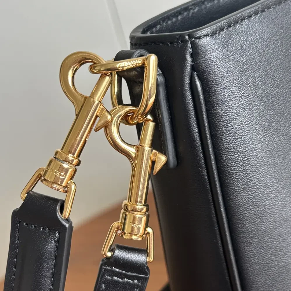 Celine Medium Camille 16 Soft Bag in Smooth Calfskin for Women in Black Celine Medium Camille 16 Soft Bag in Smooth Calfskin for Women in Black