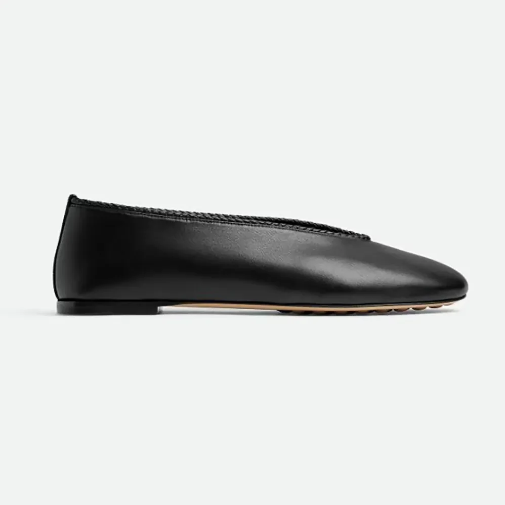 Bottega Veneta Rosa Ballerina for Women in Black