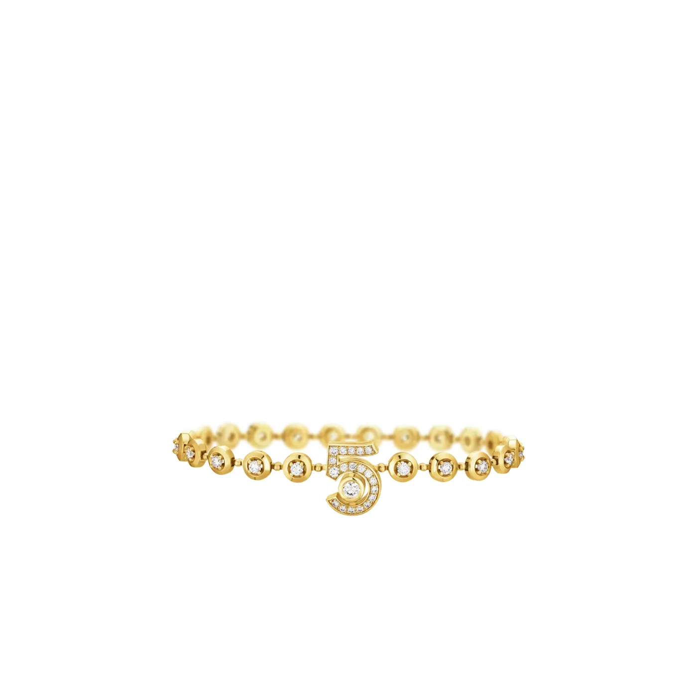 Chanel Eternal N°5 Bracelet Gold Hardware
