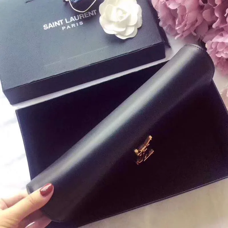 Saint Laurent YSL Kate Clutch Grain De Poudre Embossed for Women