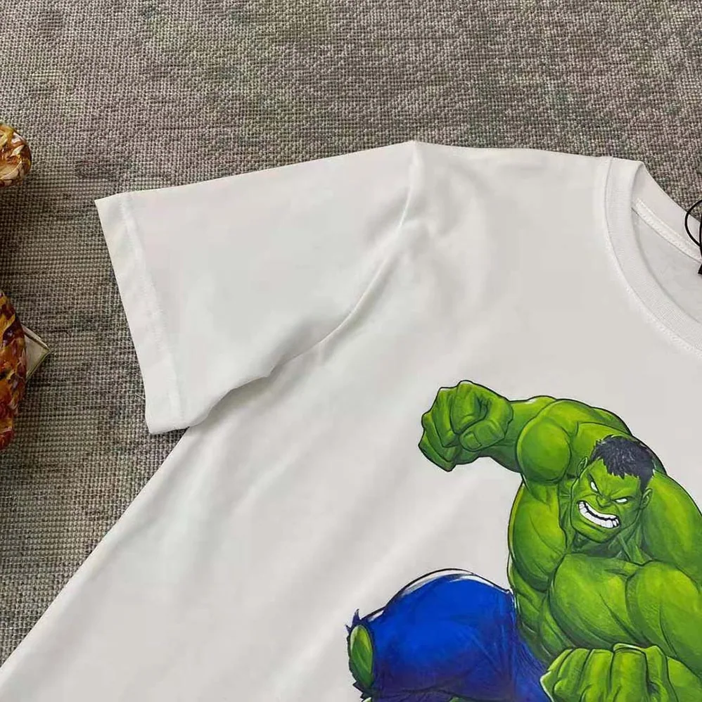 Balenciaga Hulk 2021Marvel Medium Fit T for Women in Shirt in White