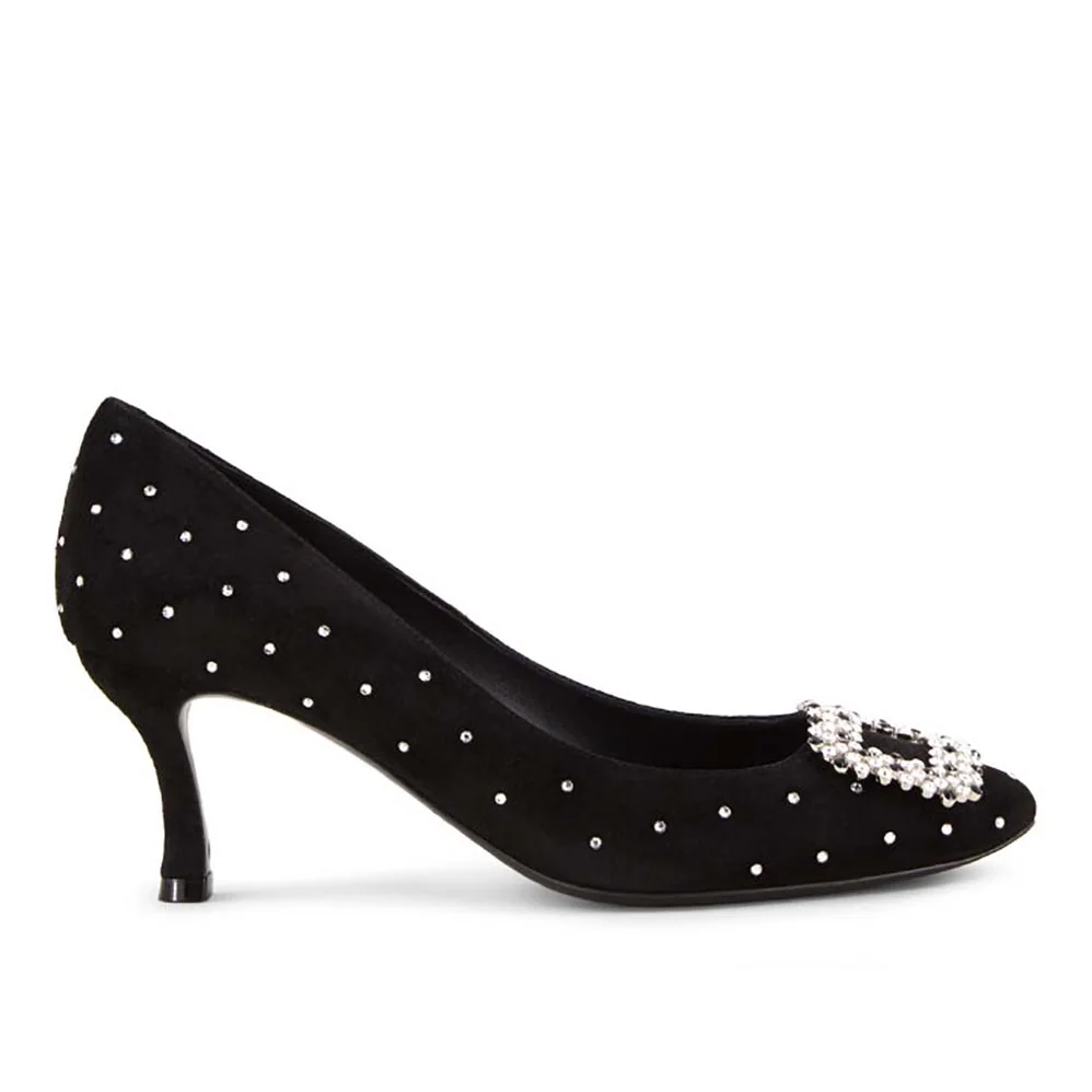 Roger Vivier Shoes Vertigo Diadem Dots Pumps 60mm Heel for Women in Black Roger Vivier Shoes Vertigo Diadem Dots Pumps 60mm Heel for Women in Black