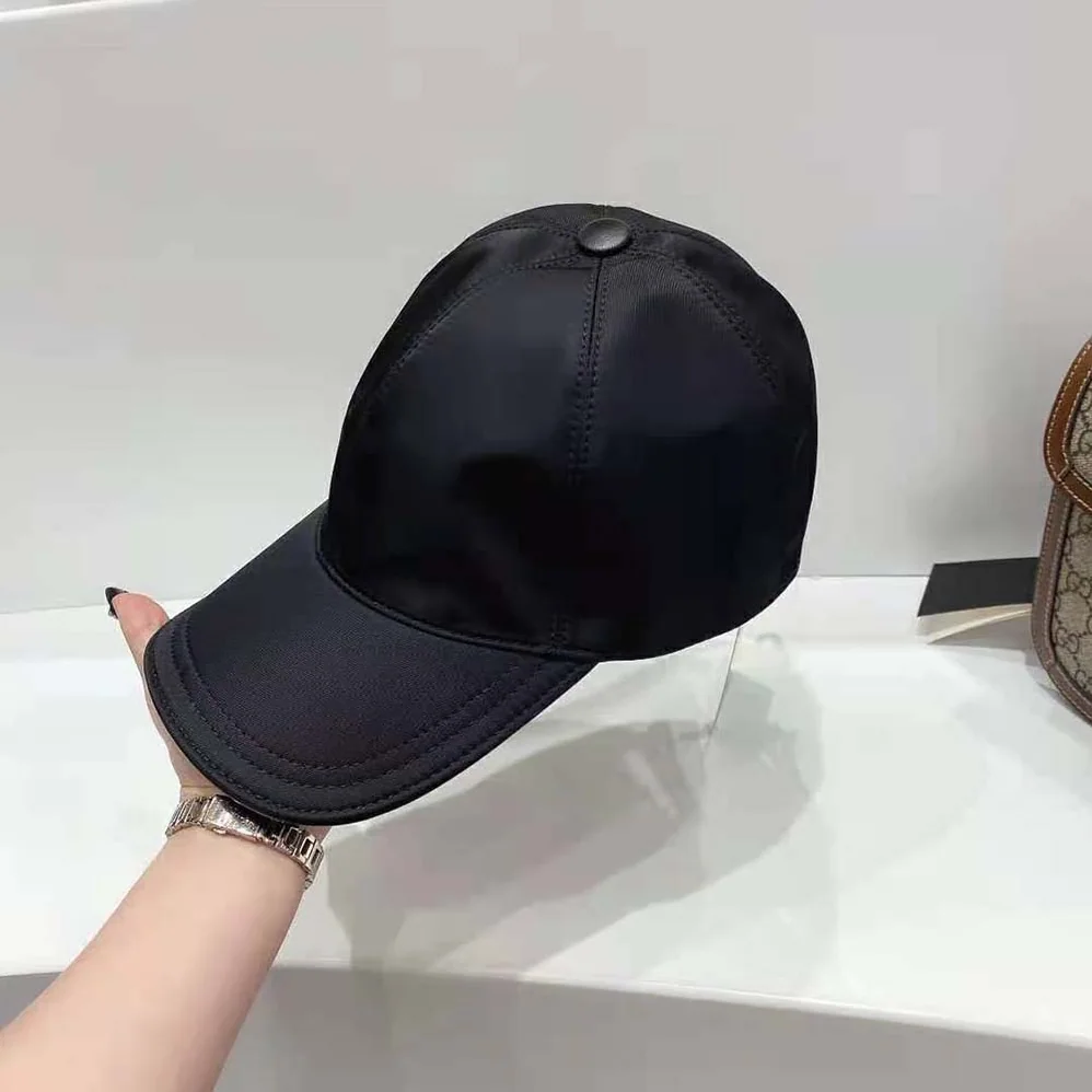 Prada Re-Nylon Baseball Cap for Women in Black