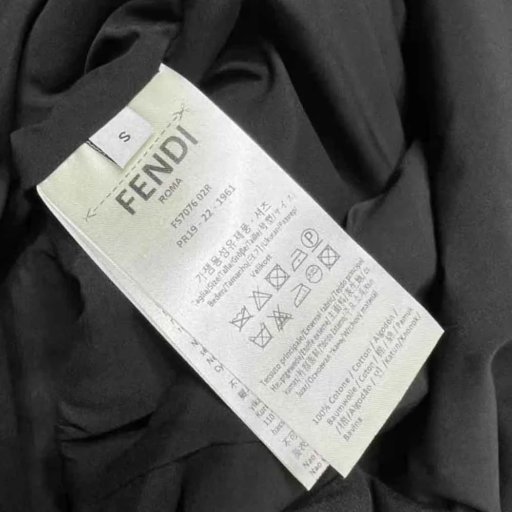 Fendi Midi-Length Sheath Black Pique Jersey Dress for Women