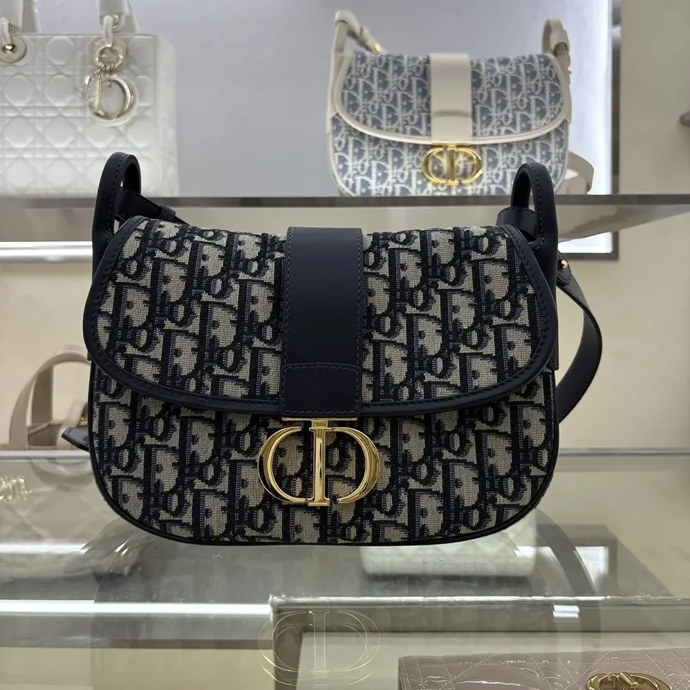 Dior Medium 30 Montaigne Satchel Bag Blue Dior Oblique Jacquard for Women Dior Medium 30 Montaigne Satchel Bag Blue Dior Oblique Jacquard for Women