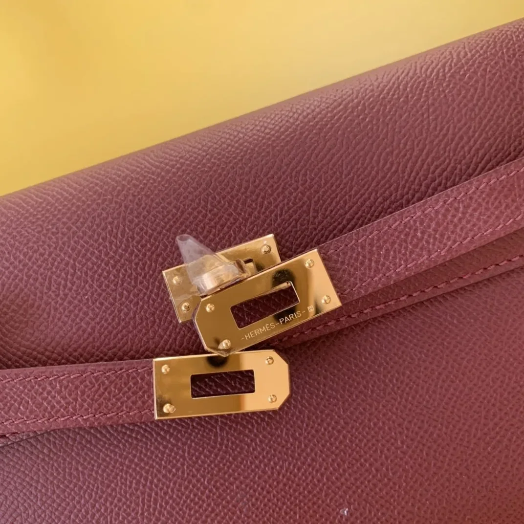 Hermes Kelly Wallet To Go Woc Epsom Wine Hermes Kelly Wallet To Go Woc Epsom Wine