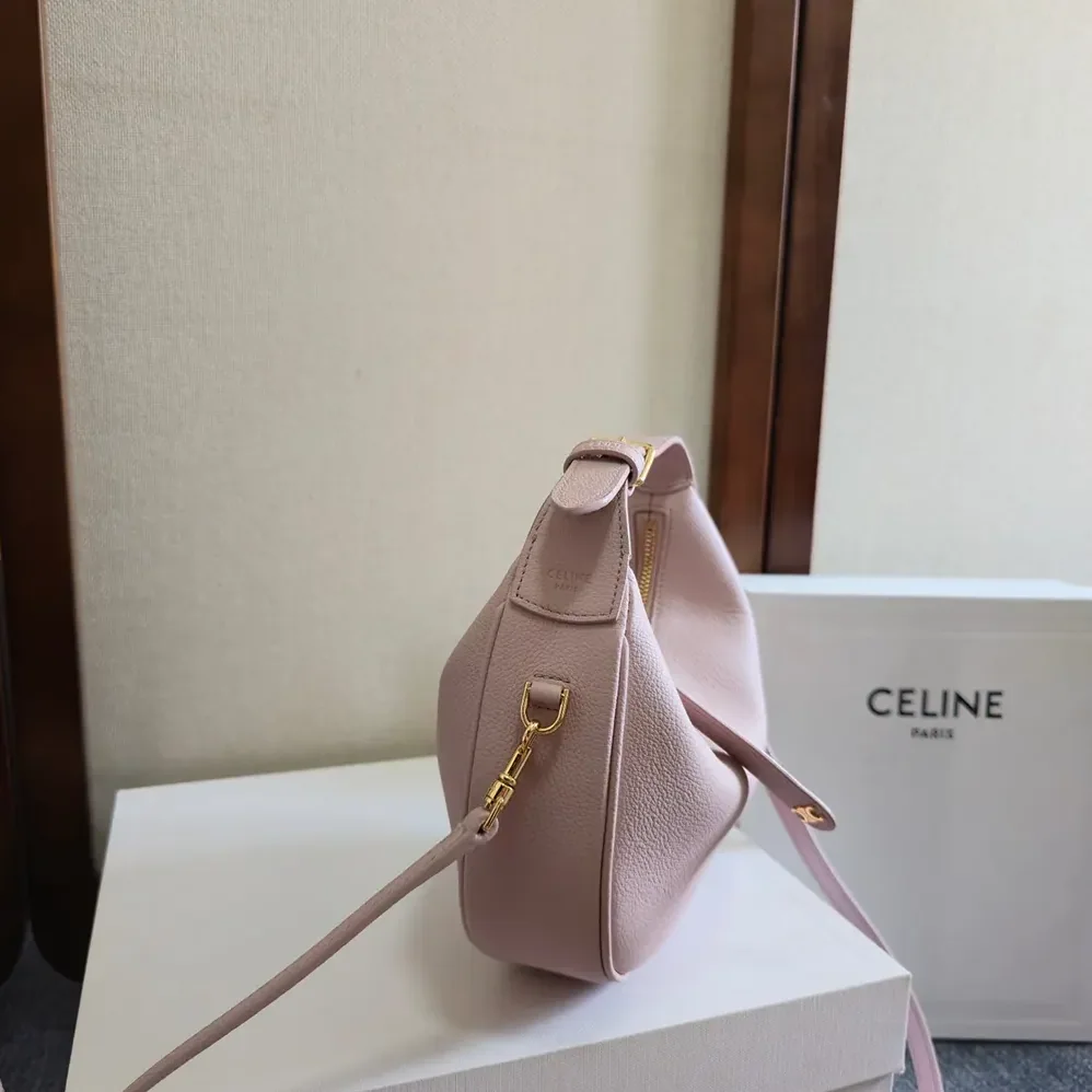 Celine Teen Celine Lulu in Grained Calfskin for Women in Pink Celine Teen Celine Lulu in Grained Calfskin for Women in Pink