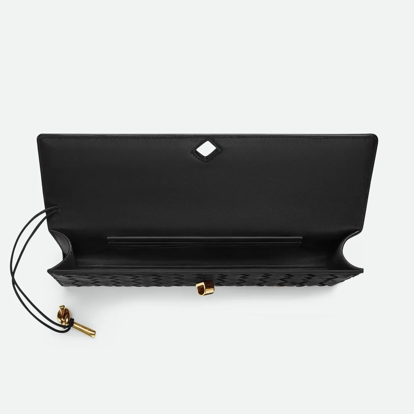 Bottega Veneta Andiamo Clutch Black / Bottega Veneta Andiamo Clutch Black /