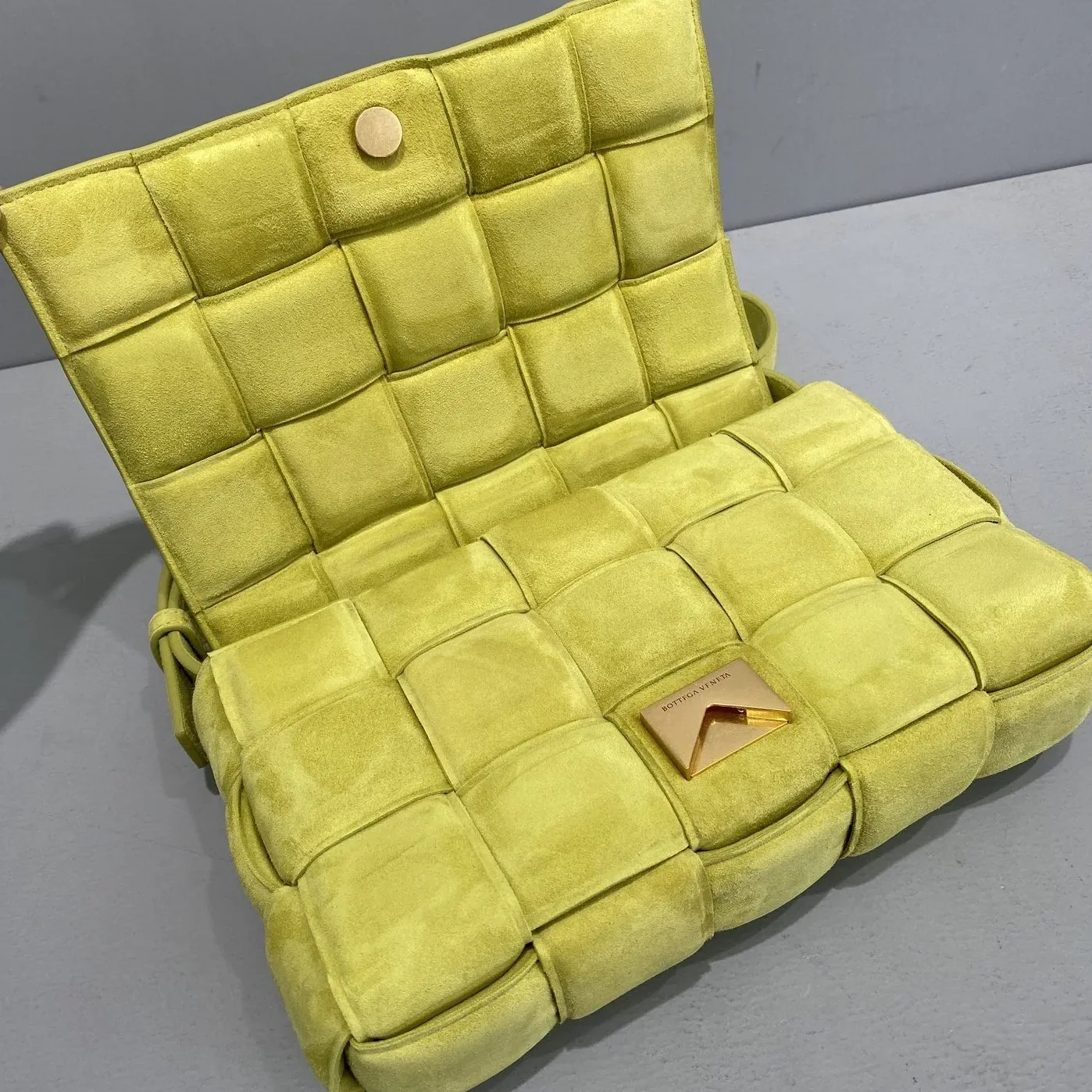 Bottega Veneta Padded Cassette Yellow Bottega Veneta Padded Cassette Yellow