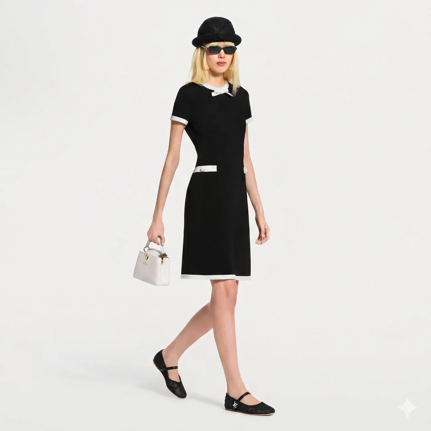 Louis Vuitton Romy Flat Ballerinas Noir 1AK24P Louis Vuitton Romy Flat Ballerinas Noir 1AK24P