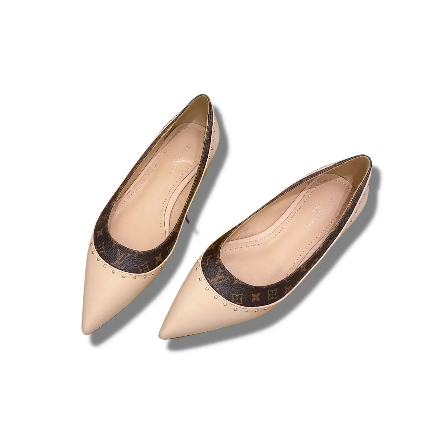 Louis Vuitton Flat Ballerina Beige Louis Vuitton Flat Ballerina Beige