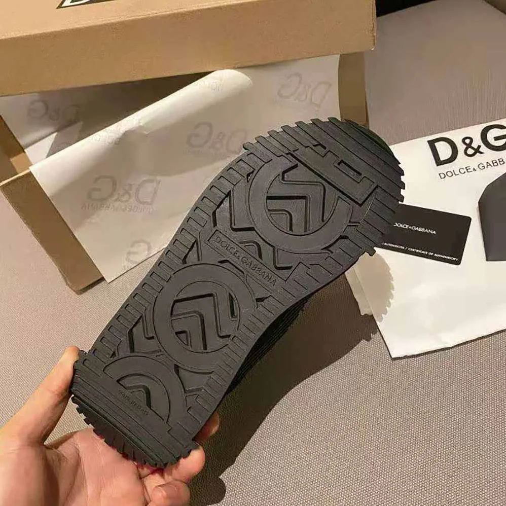 Dolce Gabbana D&G Ns1 Slip on Sneakers in Mixed Materials for Women Dolce Gabbana D&G Ns1 Slip on Sneakers in Mixed Materials for Women