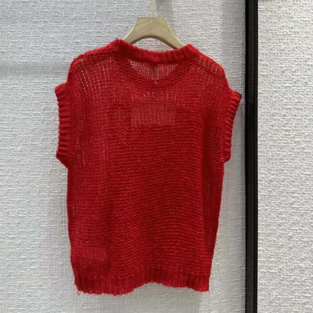 Loewe Anagram Vest in Mohair for Women Loewe Anagram Vest in Mohair for Women