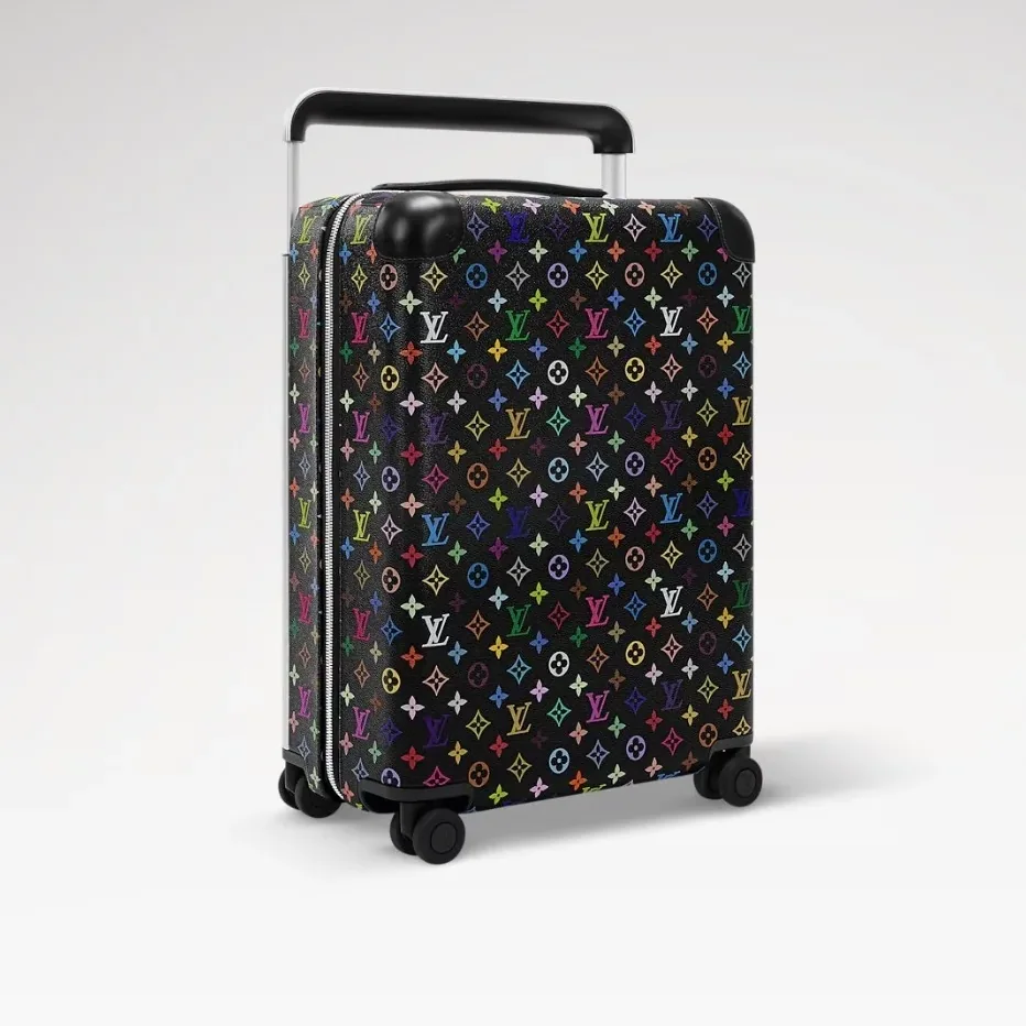 Louis Vuitton LV x TM Horizon 55 Suitcase in Multicolor Noir Silver Hardware