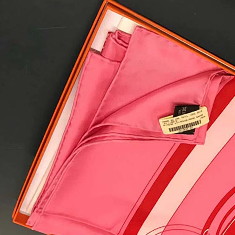 Hermes Ex-Libris Scarf 90 for Women in Pink