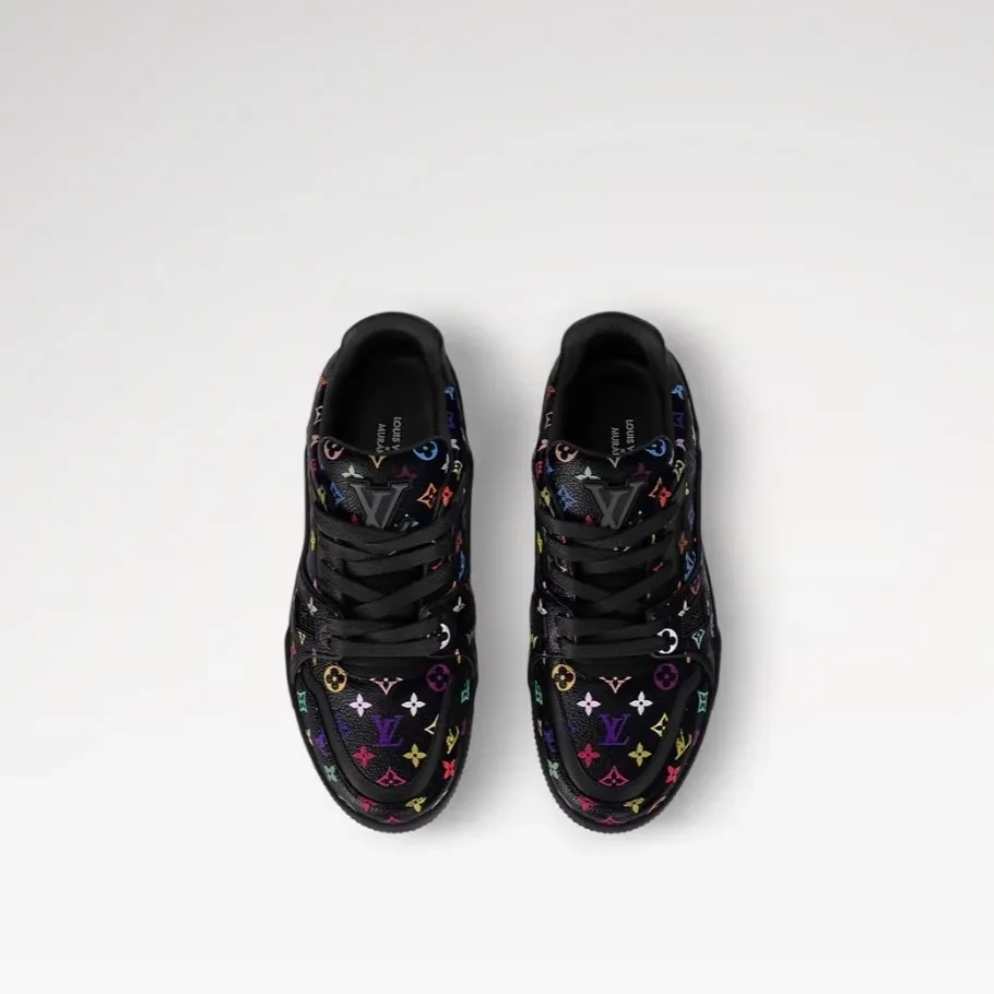 Louis Vuitton LV x TM LV Trainer Sneaker Black 1AGZE3 Louis Vuitton LV x TM LV Trainer Sneaker Black 1AGZE3