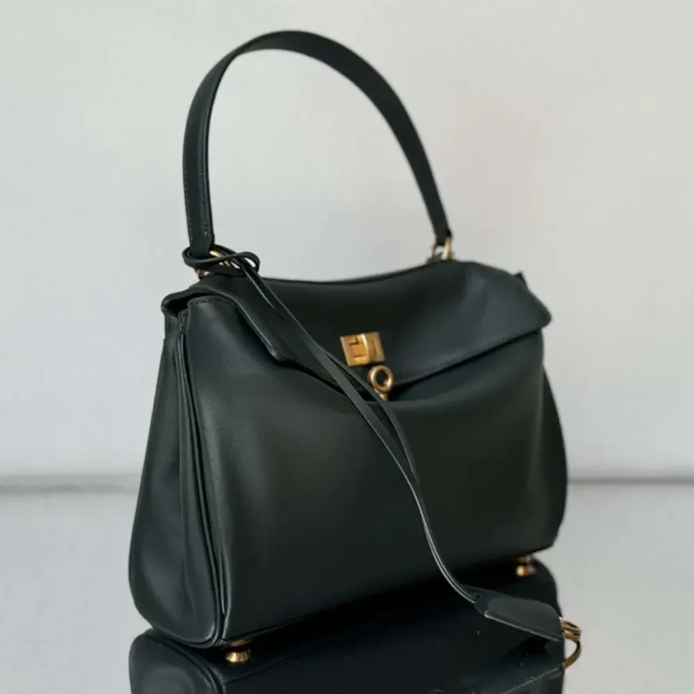 Balenciaga Rodeo Mini Handbag in Pine Green Smooth Calfskin for Women Balenciaga Rodeo Mini Handbag in Pine Green Smooth Calfskin for Women
