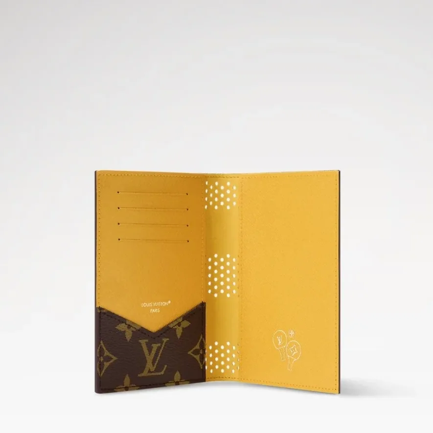 Louis Vuitton Passport Cover in Yellow Monogram