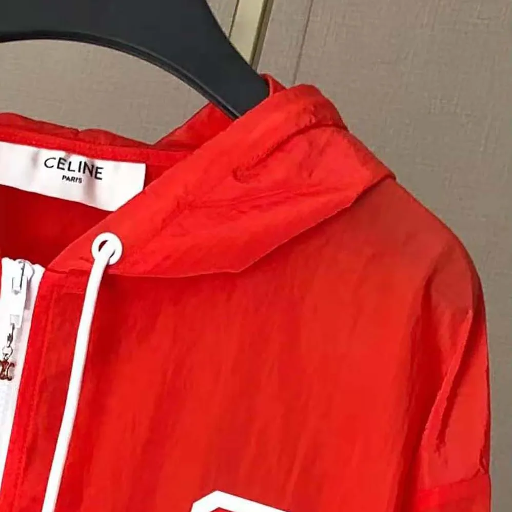 Celine Windbreaker in Lightweight Nylon for Women